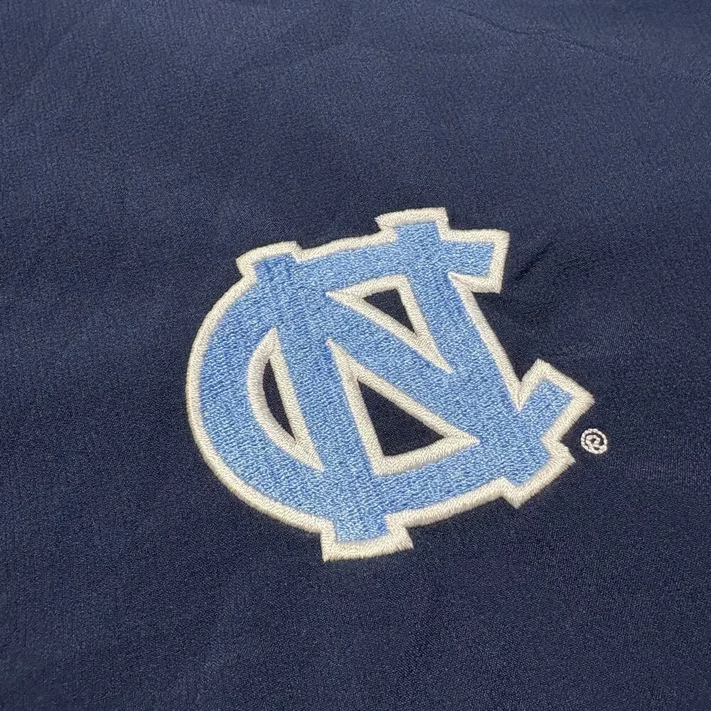Jordan UNC North Carolina Embroidered Logo Drifit Windbreaker Zip Jacket Mens XL
